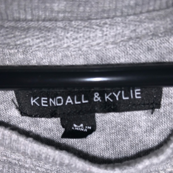 Grey long sleeve crop top - Picture 3 of 3